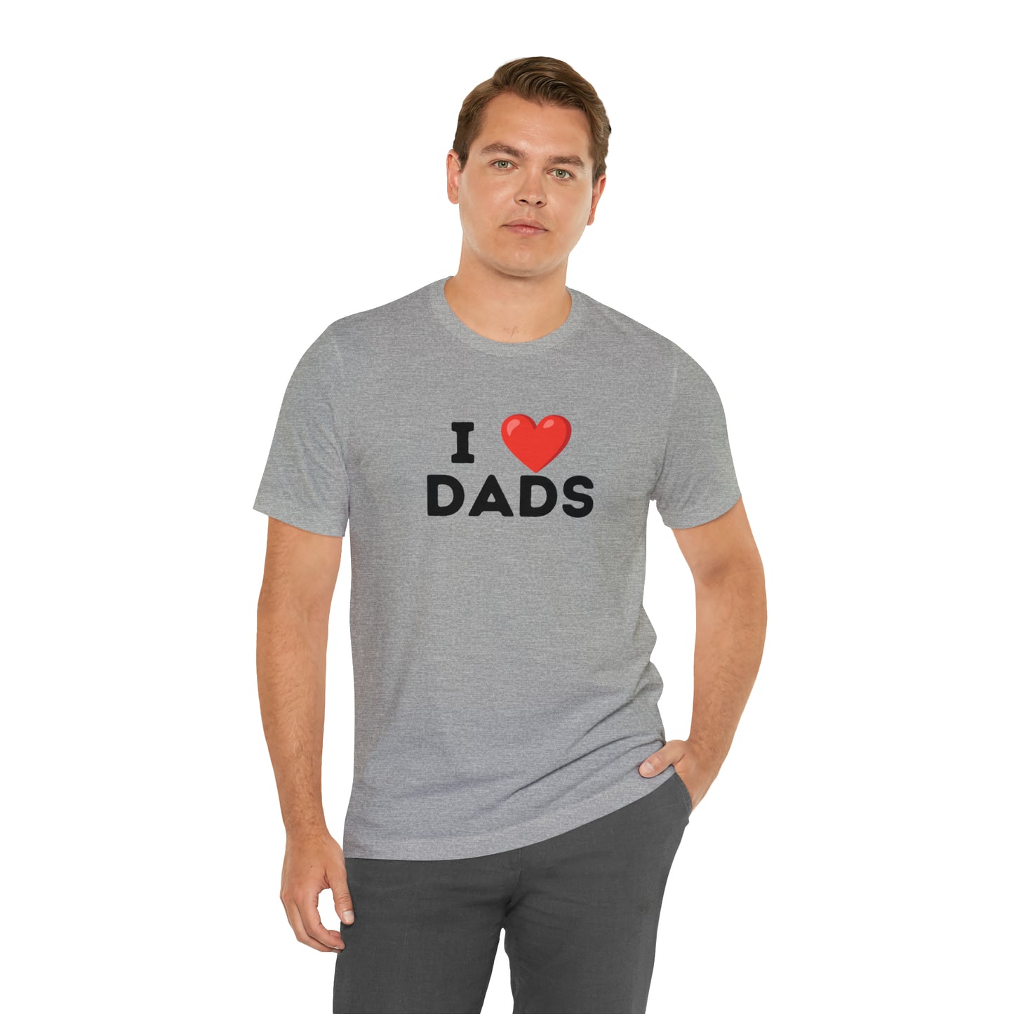 I Heart Dads - Unisex Jersey Short Sleeve Tee