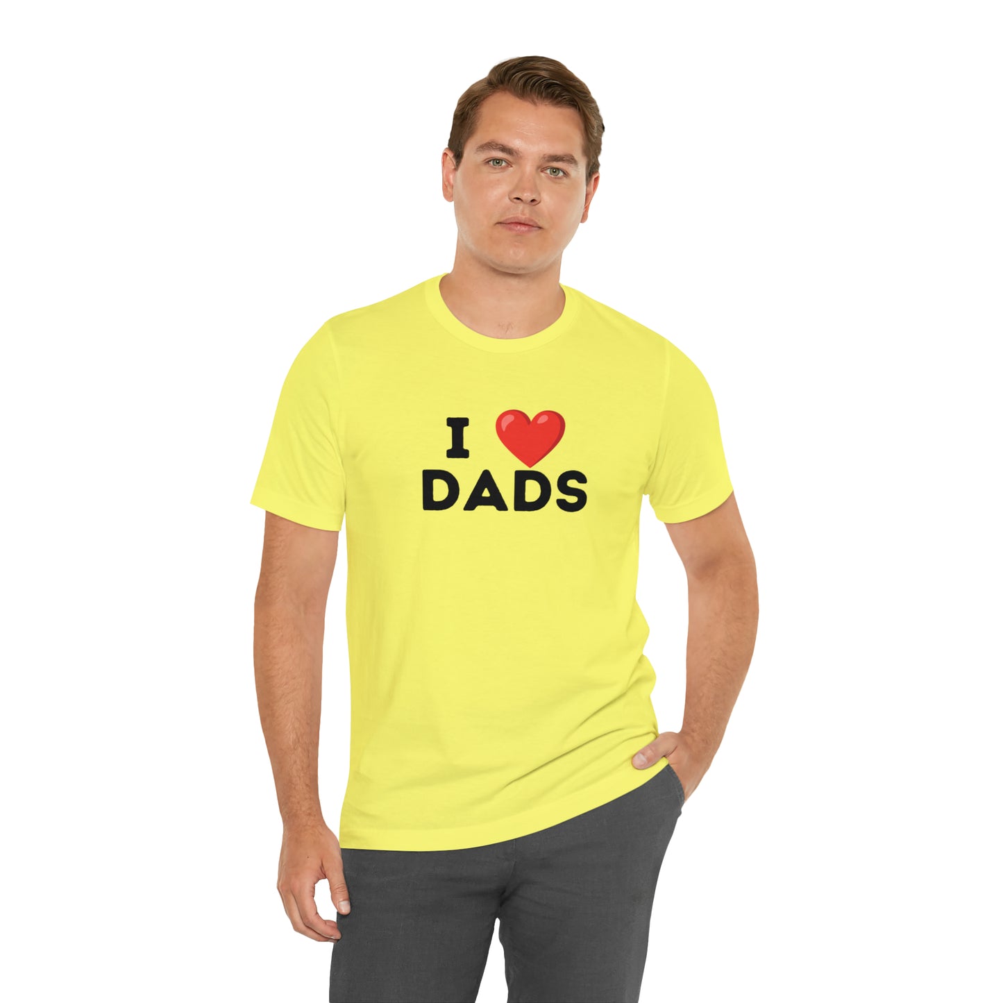 I Heart Dads - Unisex Jersey Short Sleeve Tee