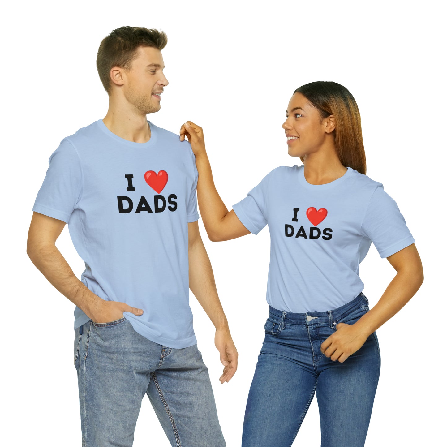 I Heart Dads - Unisex Jersey Short Sleeve Tee