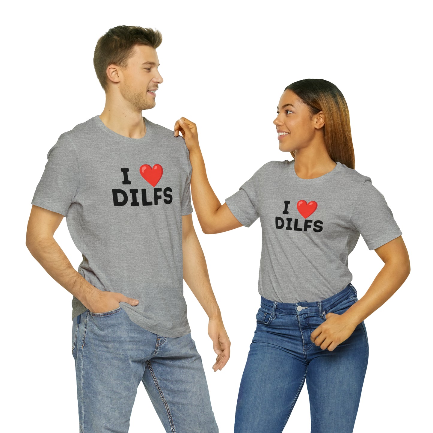 I Heart DILFS - Unisex Jersey Short Sleeve Tee