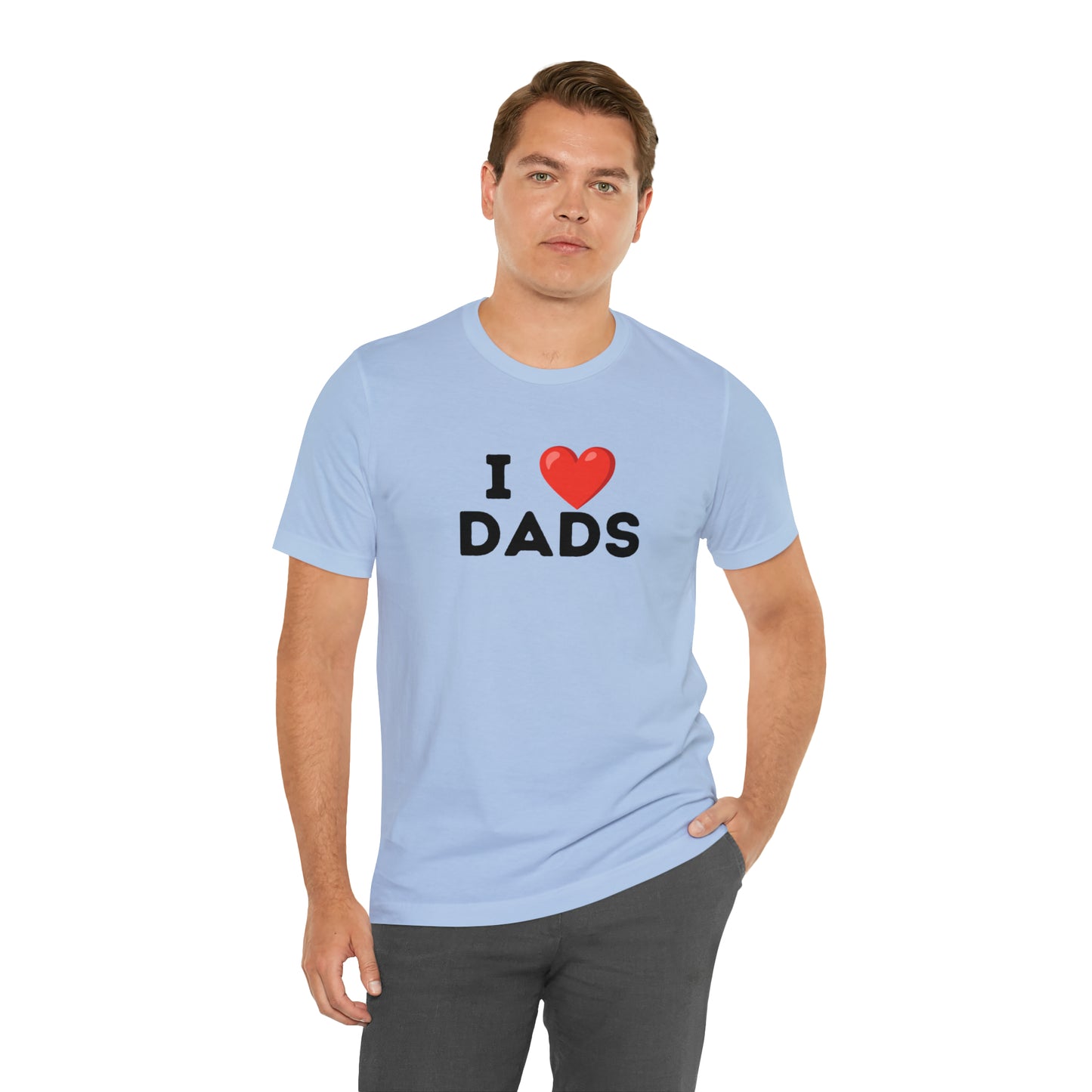 I Heart Dads - Unisex Jersey Short Sleeve Tee