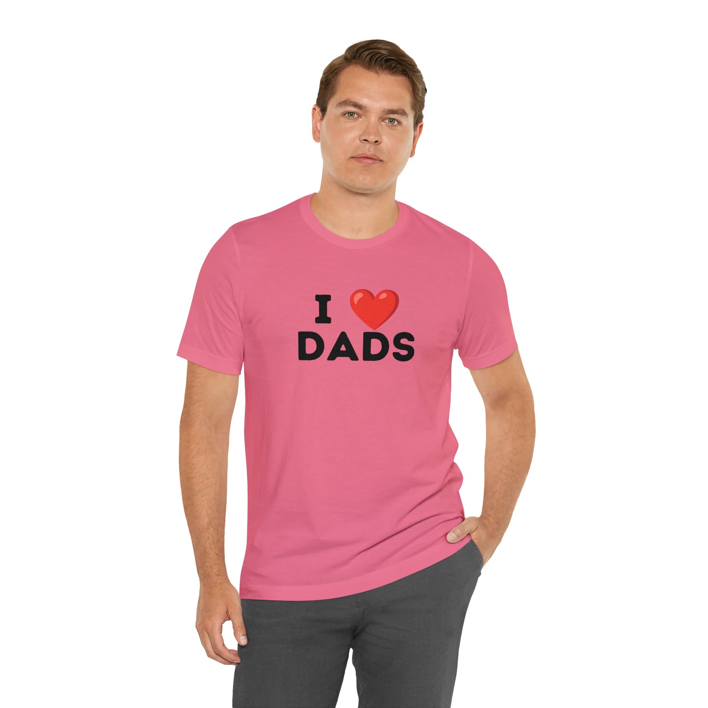 I Heart Dads - Unisex Jersey Short Sleeve Tee