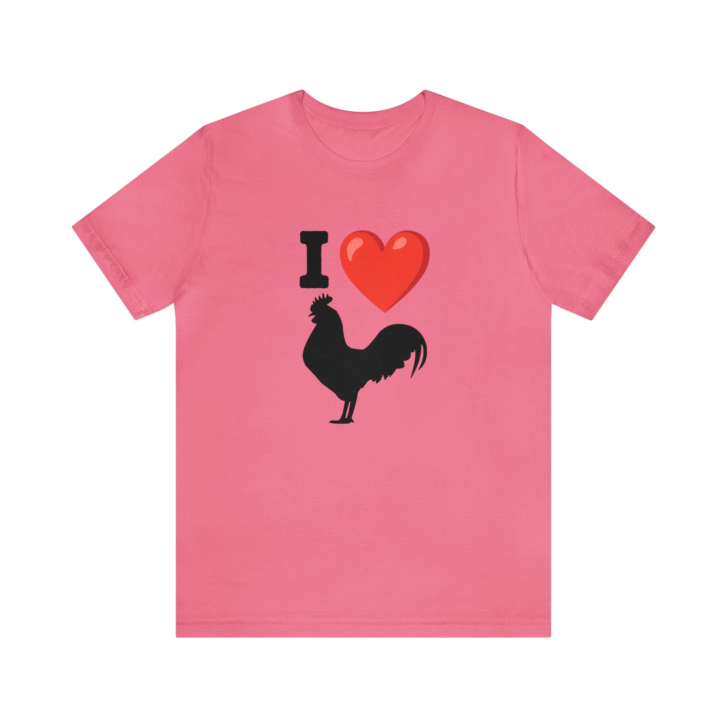 I ❤️ Rooster - Unisex Jersey Short Sleeve Tee