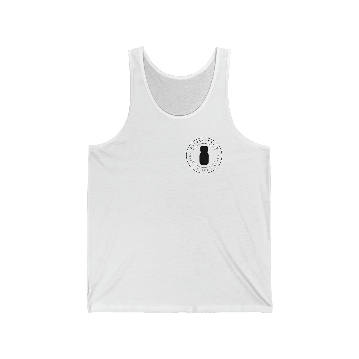 Poppertunity - Sniff, stick, repeat. Unisex Jersey Tank