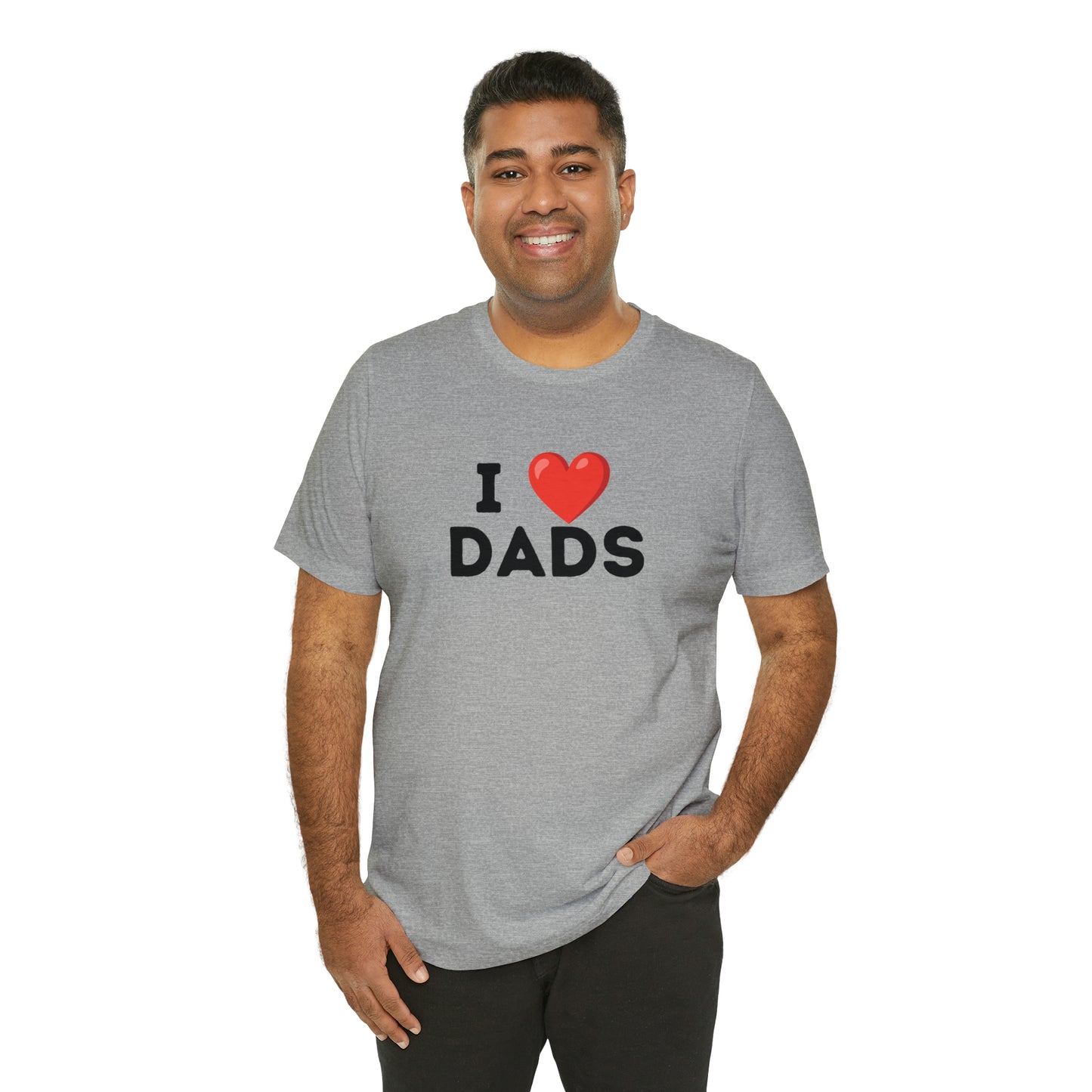 I Heart Dads - Unisex Jersey Short Sleeve Tee