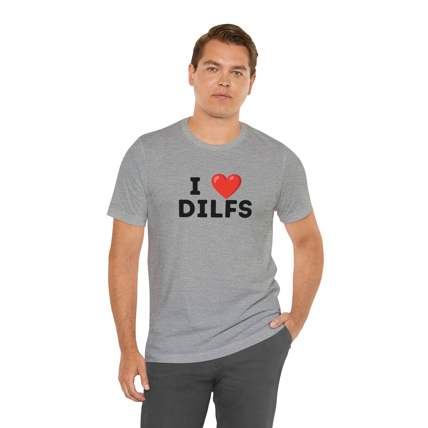 I Heart DILFS - Unisex Jersey Short Sleeve Tee