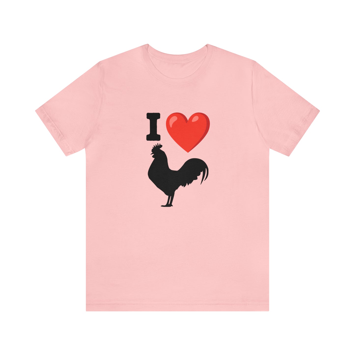 I ❤️ Rooster - Unisex Jersey Short Sleeve Tee